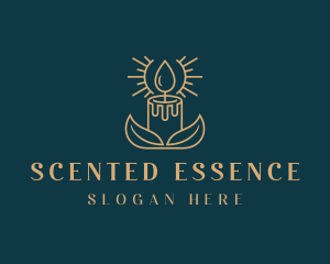 Scented Decor Candle  logo design