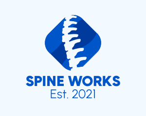 Blue Spinal Cord  logo design