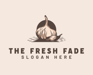 Garlic Spices Ingredient logo design