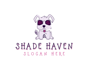 Pet Dog Sunglasses logo design