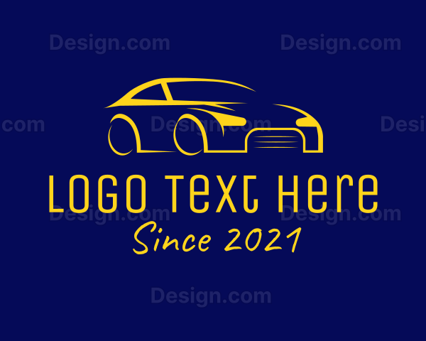 Gold Auto Dealer Logo