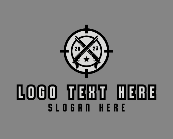 Shotgun logo example 3