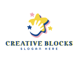 Creative Star Hand logo design