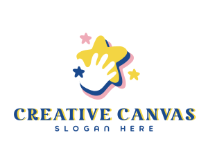 Creative Star Hand logo design