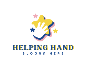 Creative Star Hand logo design