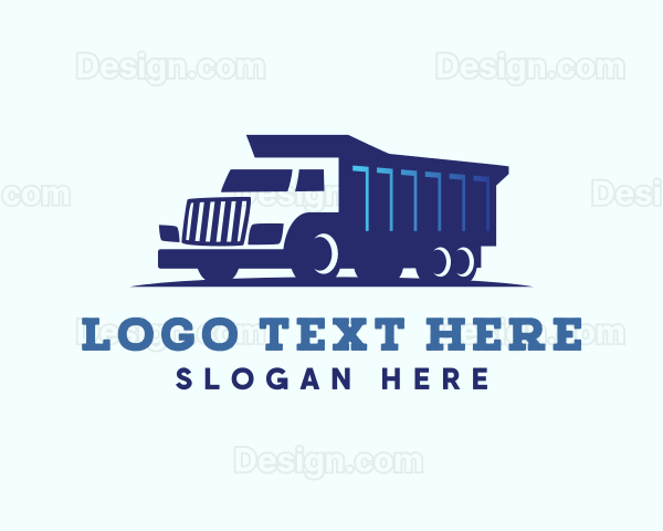 Transport Dump Truck Logo