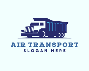 Transport Dump Truck  logo design