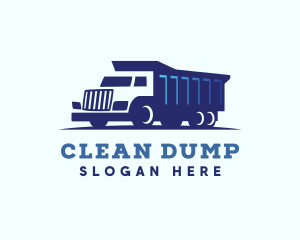 Transport Dump Truck  logo design