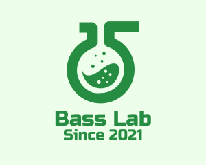 Nature Laboratory Flask logo design