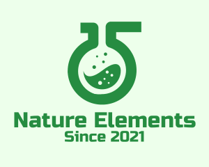 Nature Laboratory Flask logo design