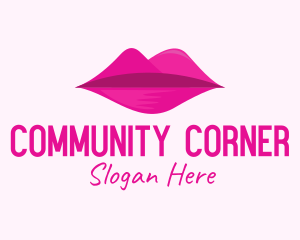 Mountain Lips Cosmetics logo design