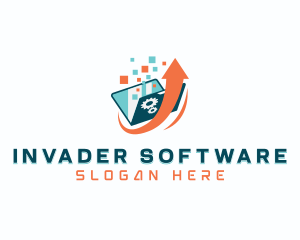 Software Developer Laptop logo design