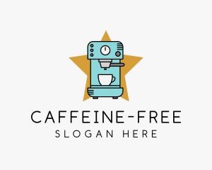 Espresso Coffee Machine  logo design