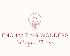 Orchid Flower Garden logo design