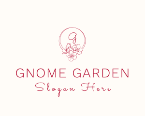 Orchid Flower Garden logo design