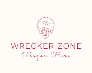 Orchid Flower Garden logo design