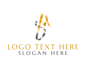 Photography - Elegant Metallic Business logo design