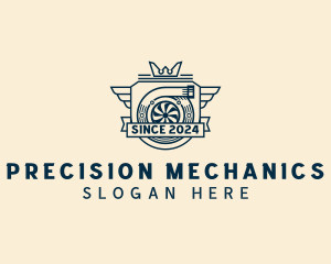 Engine Mechanic Repair logo design