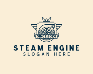 Engine Mechanic Repair logo design