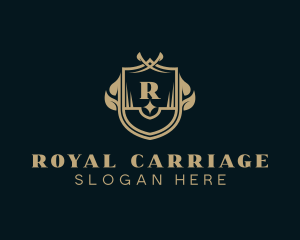 Upscale Royalty Shield logo design