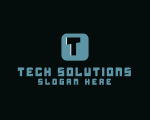 Tech Modern Application  logo design