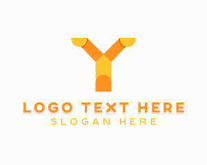 Creative Brand Letter Y logo