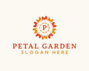 Flower Petals Decor logo design