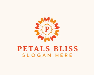 Flower Petals Decor logo design