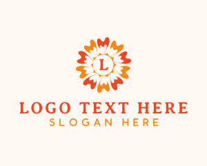 Decorative - Flower Petals Decor logo design