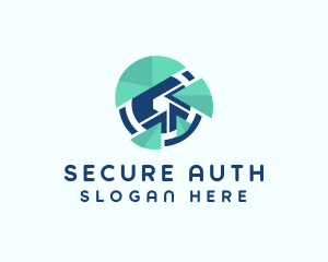 Lens Surveillance Security logo design