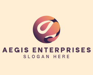 Modern Creative Globe Enterprise logo design