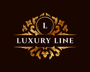 Luxury Floral Filigree logo design