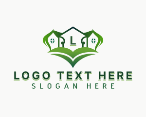 Landscaping House Lawn logo