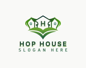 Landscaping House Lawn logo design