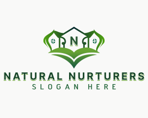 Landscaping House Lawn logo design