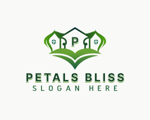 Landscaping House Lawn logo design