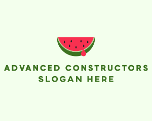 Fresh Watermelon Fruit logo design