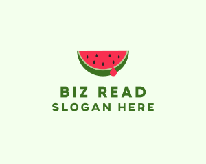 Fresh Watermelon Fruit logo design