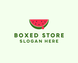 Fresh Watermelon Fruit logo design