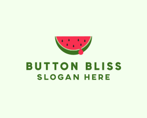 Fresh Watermelon Fruit logo design