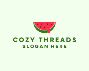 Fresh Watermelon Fruit logo design