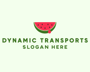 Fresh Watermelon Fruit logo design