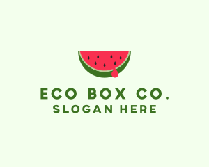 Fresh Watermelon Fruit logo design