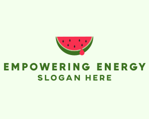 Fresh Watermelon Fruit logo design