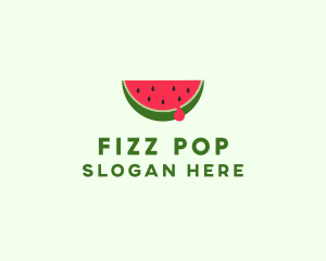 Fresh Watermelon Fruit logo design