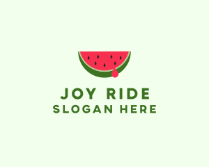 Fresh Watermelon Fruit logo design