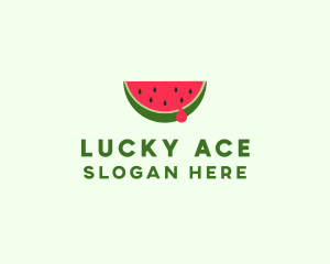 Fresh Watermelon Fruit logo design