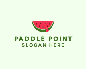 Fresh Watermelon Fruit logo design