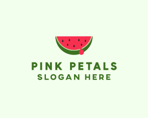 Fresh Watermelon Fruit logo design