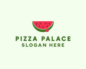 Fresh Watermelon Fruit logo design